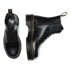 Dr. Martens Shiny Black Combat Boots